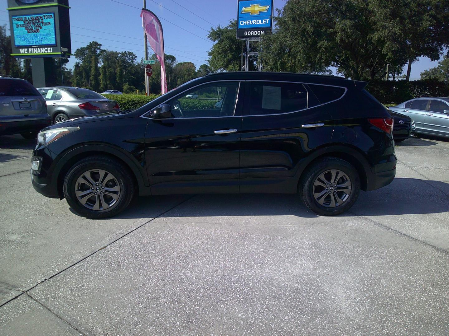 2013 BLACK HYUNDAI SANTA FE SPORT BASE (5XYZUDLB4DG) , located at 390 Hansen Avenue, Orange Park, FL, 32065, (904) 276-7933, 30.130497, -81.787529 - Photo#4